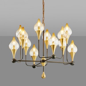 Loft Industry Modern - Water Lily Chandelier